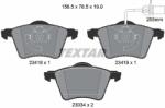 TEXTAR Set placute frana, frana disc TEXTAR 2341801 - fixbox