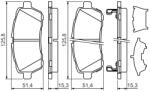 Bosch Set placute frana BOSCH 0 986 494 321 (0 986 494 321)