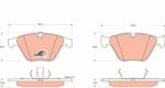 TRW Set placute frana TRW GDB1498 (GDB1498)