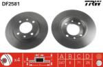 TRW Disc frana TRW DF2581 (DF2581) - fixbox