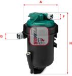 SOFIMA Filtru combustibil SOFIMA S 5181 GC (S 5181 GC) - fixbox