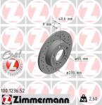 ZIMMERMANN Disc frana ZIMMERMANN 100.1236. 52 - fixbox