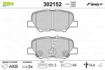 VALEO Set placute frana VALEO 302152 (302152)