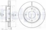 DELPHI Disc frana DELPHI BG3987 (BG3987) - fixbox