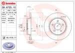 BREMBO Disc frana BREMBO 08. A725.11 (08.A725.11)