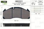 VALEO Set placute frana VALEO 882221 (882221)