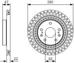 Bosch Disc frana BOSCH 0 986 479 C40 (0 986 479 C40) - fixbox