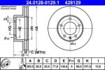 ATE Disc frana fata Renault Master II, Opel Movano A ATE 24.0128-0129.1 (24.0128-0129.1)