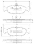 NIPPARTS Set placute frana NIPPARTS J3600901 (J3600901)