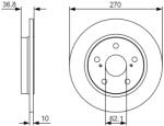Bosch Disc frana BOSCH 0 986 479 S64 (0 986 479 S64) - fixbox