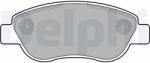 DELPHI Set placute frana DELPHI LP2075 (LP2075)