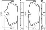 Bosch Set placute frana BOSCH 0 986 495 251 (0 986 495 251)