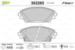 VALEO Set placute frana VALEO 302285 (302285)
