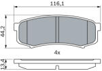 Bosch Set placute frana BOSCH 0 986 424 313 (0 986 424 313)