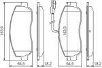 Bosch Set placute frana BOSCH 0 986 494 498 (0 986 494 498)