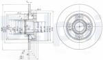 DELPHI Disc frana DELPHI BG3570 (BG3570) - fixbox