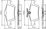Bosch Set placute frana BOSCH 0 986 494 528 (0 986 494 528)