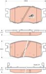 TRW Set placute frana TRW GDB3420 (GDB3420)