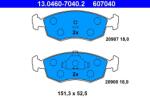 ATE Set placute frana ATE 13.0460-7040.2 (13.0460-7040.2)