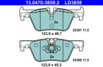 ATE Set placute frana ATE 13.0470-3859.2 (13.0470-3859.2)