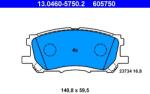 ATE Set placute frana ATE 13.0460-5750.2 (13.0460-5750.2)