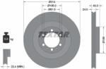 TEXTAR Disc frana TEXTAR 92144803 (92144803)