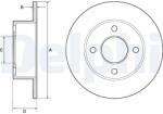 DELPHI Disc frana DELPHI BG2343 (BG2343) - fixbox