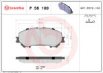 BREMBO Set placute frana BREMBO P 56 100 (P 56 100)