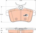 TRW Set placute frana TRW GDB1828 (GDB1828)