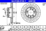ATE Disc frana perforat Porsche 911, Boxster ATE 24.0128-0130.1 (24.0128-0130.1)