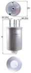 MAHLE Filtru combustibil MAHLE KL 1026 (KL 1026) - fixbox