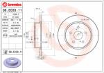 BREMBO Disc frana BREMBO 08. E033.11 (08.E033.11)