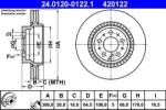 ATE Disc frana spate Volvo XC90 I ATE 24.0120-0122.1 (24.0120-0122.1)