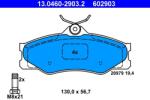 ATE Set placute frana ATE 13.0460-2903.2 (13.0460-2903.2)