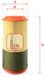 SOFIMA Filtru aer SOFIMA S 7644 A (S 7644 A) - fixbox