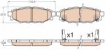 TRW Set placute frana TRW GDB3568 (GDB3568)