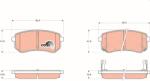 TRW Set placute frana TRW GDB3370 (GDB3370)