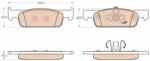 TRW Set placute frana TRW GDB2016 (GDB2016)
