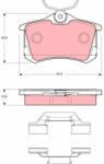 TRW Set placute frana, frana disc TRW GDB1416 - fixbox