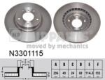 NIPPARTS Disc frana NIPPARTS N3301115 (N3301115) - fixbox