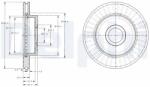 DELPHI Disc frana DELPHI BG3659 (BG3659) - fixbox