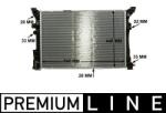 MAHLE Radiator, racire motor MAHLE CR 2170 000P