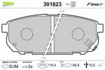 VALEO Set placute frana VALEO 301823 (301823)