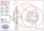 BREMBO Disc frana BREMBO 09. C819.11 (09.C819.11)