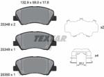 TEXTAR Set placute frana, frana disc TEXTAR 2534801 - fixbox
