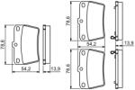 Bosch Set placute frana BOSCH 0 986 494 350 (0 986 494 350)