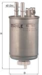 MAHLE Filtru combustibil MAHLE KL 483 (KL 483) - fixbox