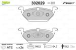VALEO Set placute frana axa fata VALEO 302029 (302029)