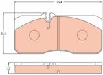 TRW Set placute frana TRW GDB5059 (GDB5059)