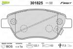 VALEO Set placute frana VALEO 301825 (301825)